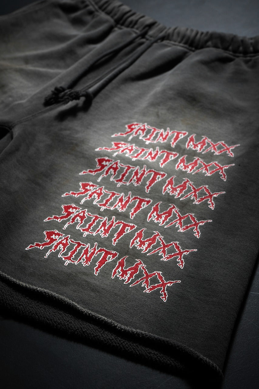 Load image into Gallery viewer, SAINT Mxxxxxx SWEAT SHORTS / SAINT MXX (CHARCOAL)