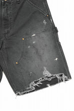 画像をギャラリービューアに読み込む, SAINT Mxxxxxx DOUBLE KNEE SHORTS (BLACK)
