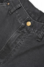 画像をギャラリービューアに読み込む, SAINT Mxxxxxx DOUBLE KNEE SHORTS (BLACK)