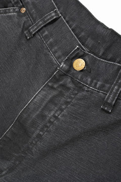 画像をギャラリービューアに読み込む, SAINT Mxxxxxx DOUBLE KNEE SHORTS (BLACK)
