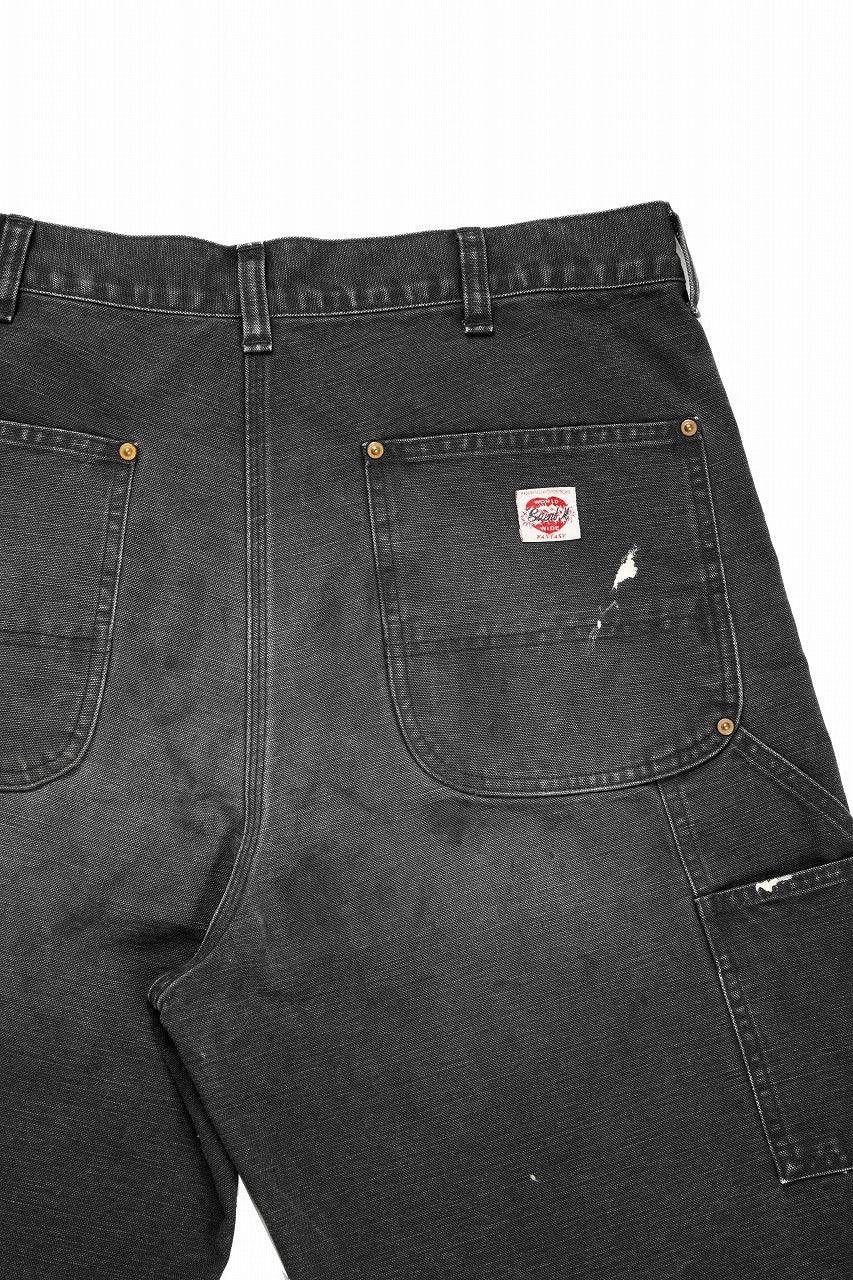 画像をギャラリービューアに読み込む, SAINT Mxxxxxx DOUBLE KNEE SHORTS (BLACK)