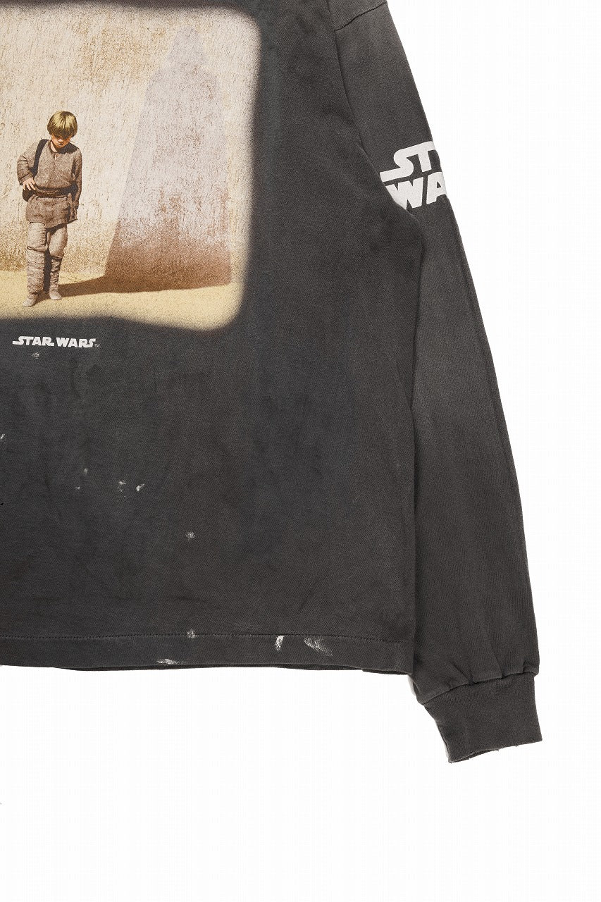 画像をギャラリービューアに読み込む, SAINT Mxxxxxx STAR WARS LS TEE / DARTHVADER (BLACK)