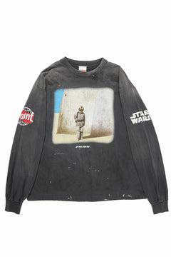 画像をギャラリービューアに読み込む, SAINT Mxxxxxx STAR WARS LS TEE / DARTHVADER (BLACK)