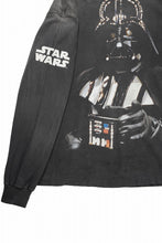 画像をギャラリービューアに読み込む, SAINT Mxxxxxx STAR WARS LS TEE / DARTHVADER (BLACK)