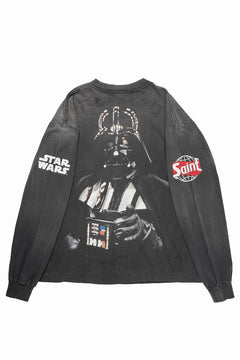 画像をギャラリービューアに読み込む, SAINT Mxxxxxx STAR WARS LS TEE / DARTHVADER (BLACK)
