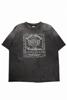 SAINT Mxxxxxx x NEIGHBORHOOD SS TEE / STHD.FEARLESS (BLACK)