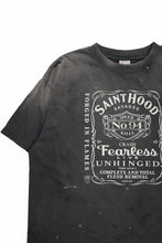 画像をギャラリービューアに読み込む, SAINT Mxxxxxx x NEIGHBORHOOD SS TEE / STHD.FEARLESS (BLACK)