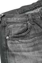 Load image into Gallery viewer, FULLCOUNT "Dartford" 1101BKSSHW Straight Jeans / 11.5oz Zimbabwe Selvedge Denim (BLACK / VINTAGE FADED)