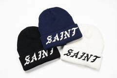 Load image into Gallery viewer, SAINT Mxxxxxx x KNIT CAP / SAINT (WHITE)