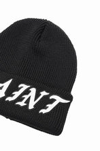 Load image into Gallery viewer, SAINT Mxxxxxx x KNIT CAP / SAINT (BLACK)