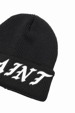 Load image into Gallery viewer, SAINT Mxxxxxx x KNIT CAP / SAINT (BLACK)