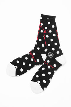 Load image into Gallery viewer, SAINT Mxxxxxx SOCKS / DOT (BLACK)