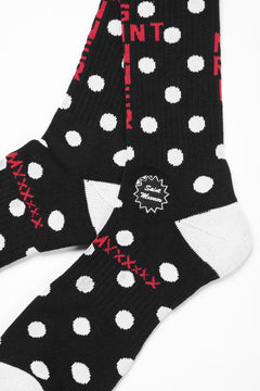 Load image into Gallery viewer, SAINT Mxxxxxx SOCKS / DOT (BLACK)