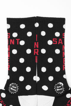 Load image into Gallery viewer, SAINT Mxxxxxx SOCKS / DOT (BLACK)