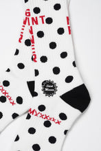 Load image into Gallery viewer, SAINT Mxxxxxx SOCKS / DOT (WHITE)