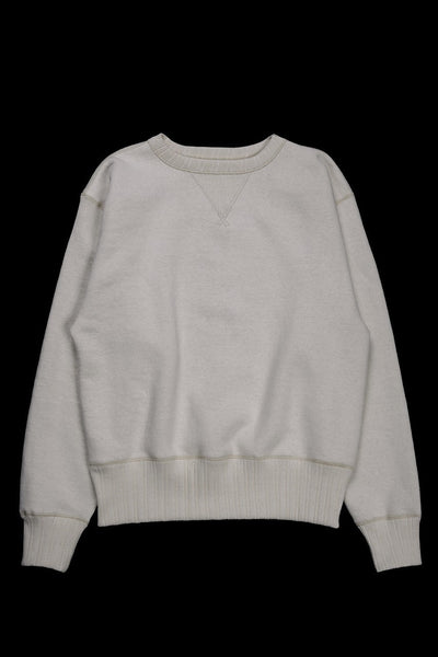 FULLCOUNT 3741 DOUBLE V SET IN SLEEVE MOTHER COTTON (ECRU)