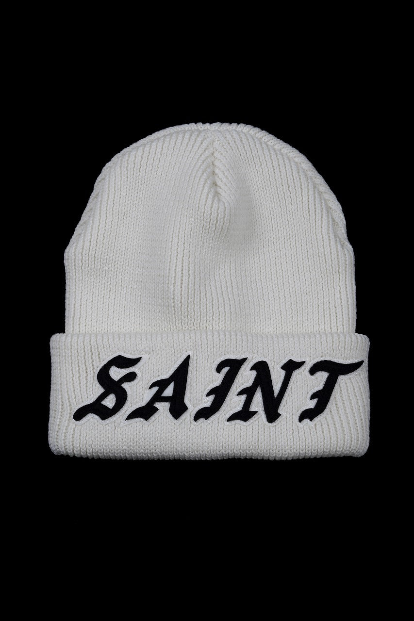 Load image into Gallery viewer, SAINT Mxxxxxx x KNIT CAP / SAINT (WHITE)