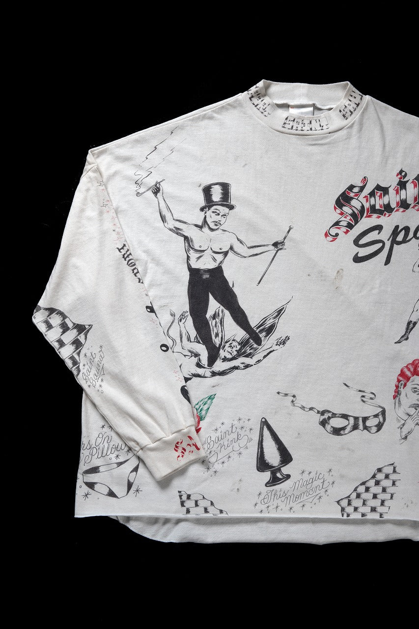 画像をギャラリービューアに読み込む, SAINT Mxxxxxx × Alexis Ross LS TEE / DRAWING (WHITE)