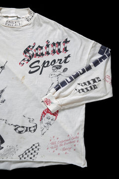 画像をギャラリービューアに読み込む, SAINT Mxxxxxx × Alexis Ross LS TEE / DRAWING (WHITE)
