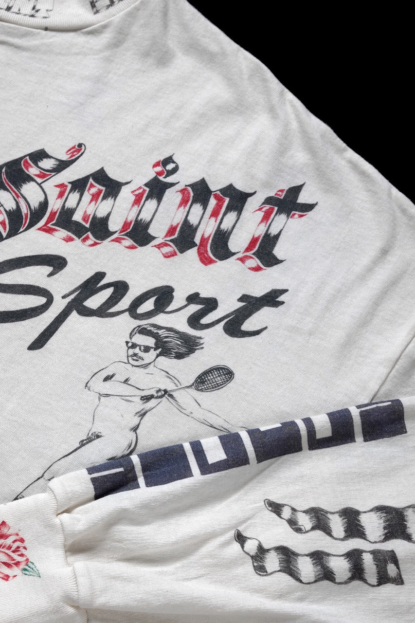画像をギャラリービューアに読み込む, SAINT Mxxxxxx × Alexis Ross LS TEE / DRAWING (WHITE)