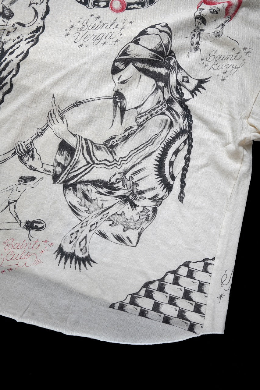画像をギャラリービューアに読み込む, SAINT Mxxxxxx × Alexis Ross LS TEE / DRAWING (WHITE)