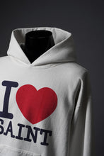 Load image into Gallery viewer, SAINT Mxxxxxx HOODIE I LOVE SAINT (WHITE)