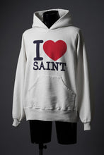 Load image into Gallery viewer, SAINT Mxxxxxx HOODIE I LOVE SAINT (WHITE)