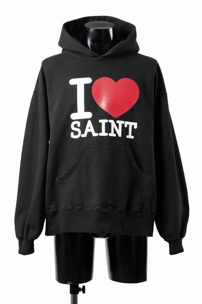 SAINT Mxxxxxx HOODIE I LOVE SAINT (BLACK)