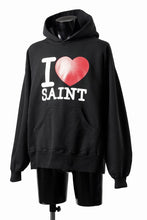 Load image into Gallery viewer, SAINT Mxxxxxx HOODIE I LOVE SAINT (BLACK)