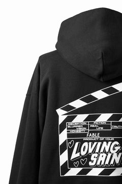 Load image into Gallery viewer, SAINT Mxxxxxx HOODIE I LOVE SAINT (BLACK)