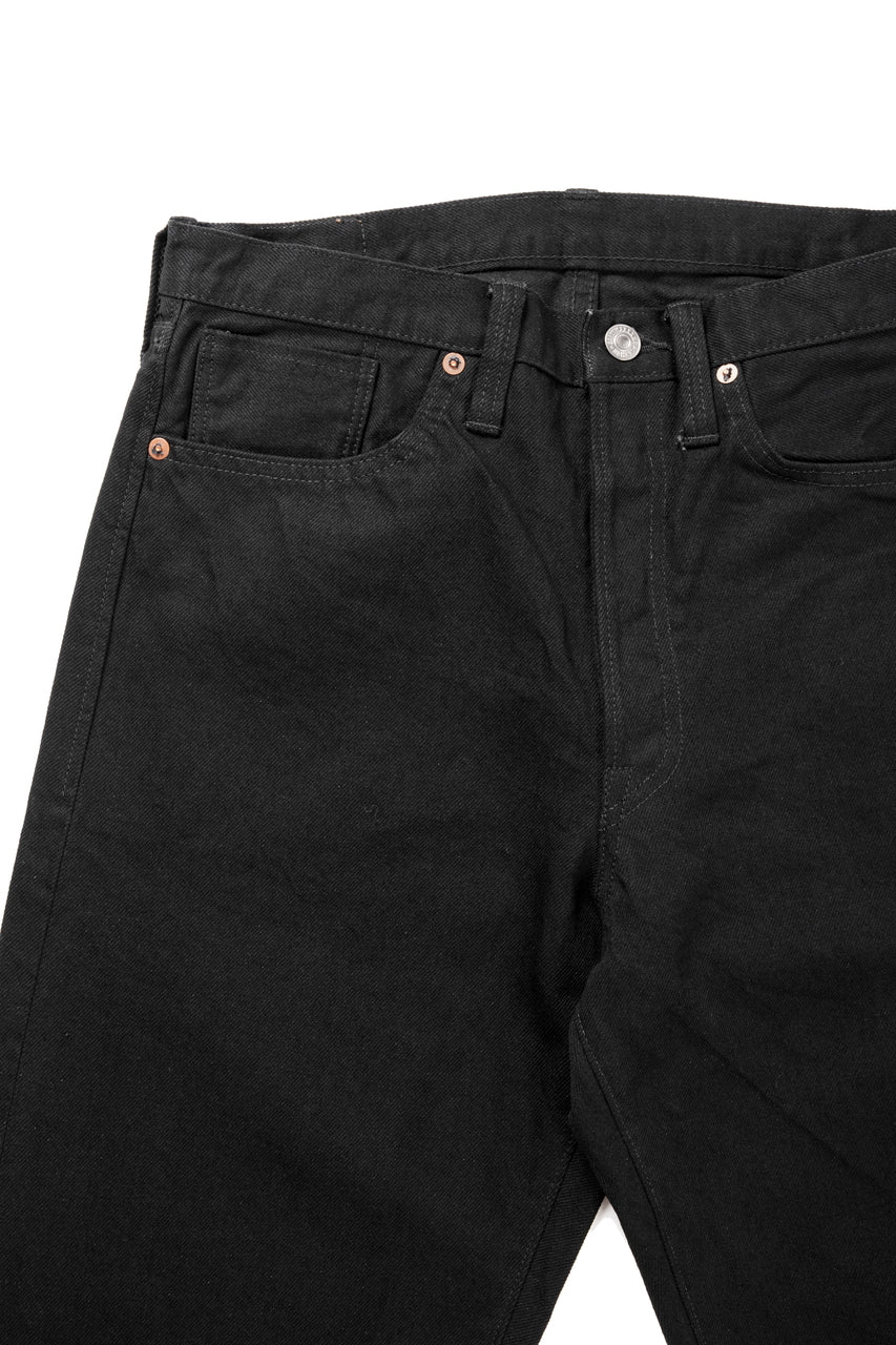 画像をギャラリービューアに読み込む, SAINT Mxxxxxx BLACK DENIM PANTS / STRAIGHT (BLACK)