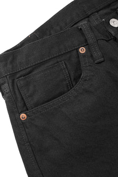 画像をギャラリービューアに読み込む, SAINT Mxxxxxx BLACK DENIM PANTS / STRAIGHT (BLACK)