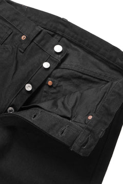 画像をギャラリービューアに読み込む, SAINT Mxxxxxx BLACK DENIM PANTS / STRAIGHT (BLACK)
