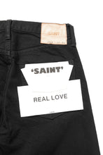 画像をギャラリービューアに読み込む, SAINT Mxxxxxx BLACK DENIM PANTS / STRAIGHT (BLACK)