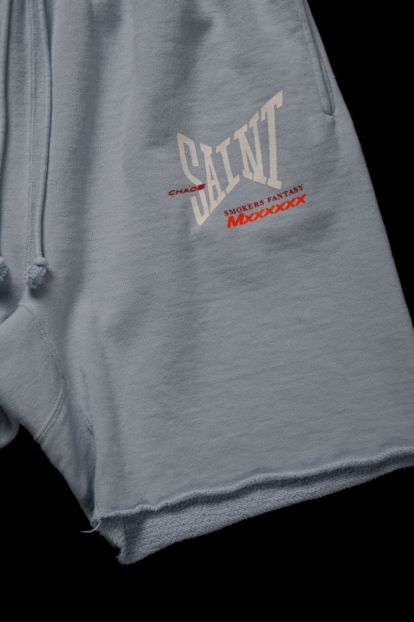 画像をギャラリービューアに読み込む, SAINT Mxxxxxx SWEAT SHORTS RIBON SAINT (BLUE)