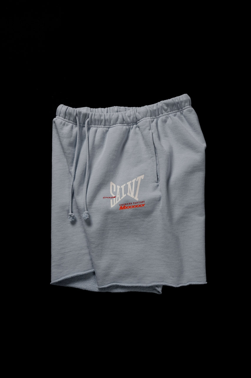 画像をギャラリービューアに読み込む, SAINT Mxxxxxx SWEAT SHORTS RIBON SAINT (BLUE)
