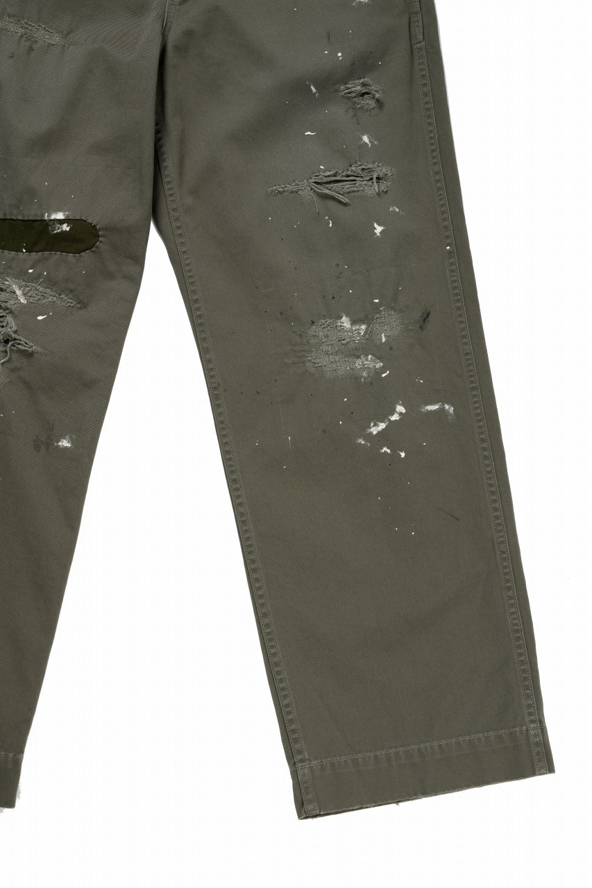 画像をギャラリービューアに読み込む, FULLCOUNT &quot;FREEDOM FIGHTER&quot; U.S.ARMY CHINO 41 TROUSERS (SAGE GREEN)