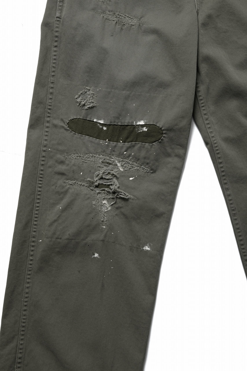 画像をギャラリービューアに読み込む, FULLCOUNT &quot;FREEDOM FIGHTER&quot; U.S.ARMY CHINO 41 TROUSERS (SAGE GREEN)