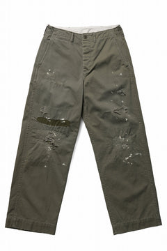 画像をギャラリービューアに読み込む, FULLCOUNT &quot;FREEDOM FIGHTER&quot; U.S.ARMY CHINO 41 TROUSERS (SAGE GREEN)