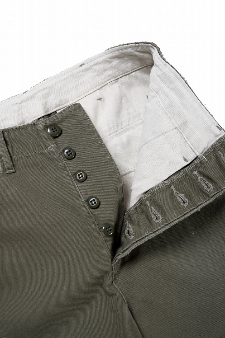画像をギャラリービューアに読み込む, FULLCOUNT &quot;FREEDOM FIGHTER&quot; U.S.ARMY CHINO 41 TROUSERS (SAGE GREEN)