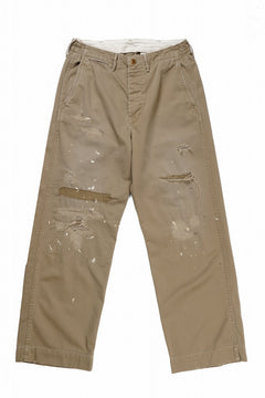 画像をギャラリービューアに読み込む, FULLCOUNT &quot;FREEDOM FIGHTER&quot; U.S.ARMY CHINO 41 TROUSERS (BROWN BEIGE)
