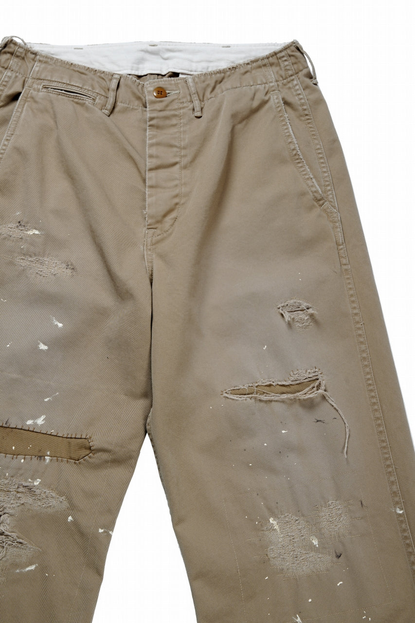FULLCOUNT "FREEDOM FIGHTER" U.S.ARMY CHINO 41 TROUSERS (BROWN BEIGE)