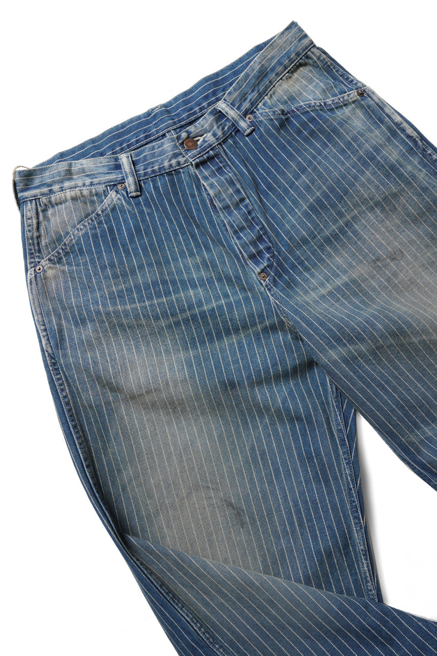 FULLCOUNT Wabash Work Pants / Slab Twill Selvedge (INDIGO BLUE / VINTAGE FADED)
