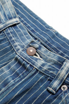 Load image into Gallery viewer, FULLCOUNT Wabash Work Pants / Slab Twill Selvedge (INDIGO BLUE / VINTAGE FADED)