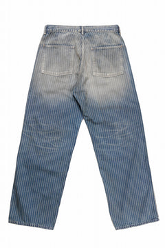 Load image into Gallery viewer, FULLCOUNT Wabash Work Pants / Slab Twill Selvedge (INDIGO BLUE / VINTAGE FADED)