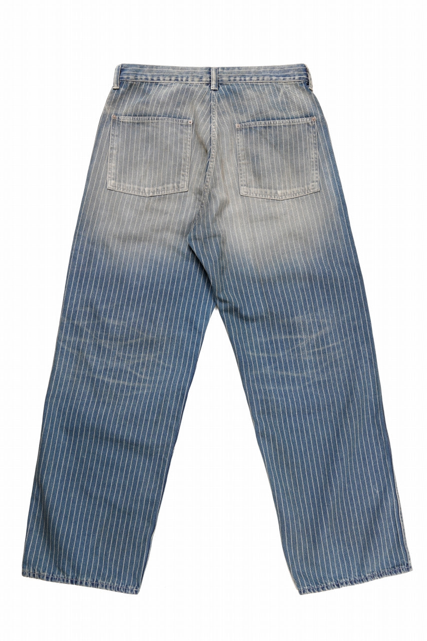 Load image into Gallery viewer, FULLCOUNT Wabash Work Pants / Slab Twill Selvedge (INDIGO BLUE / VINTAGE FADED)