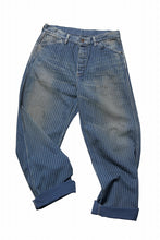 Load image into Gallery viewer, FULLCOUNT Wabash Work Pants / Slab Twill Selvedge (INDIGO BLUE / VINTAGE FADED)