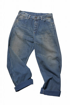 Load image into Gallery viewer, FULLCOUNT Wabash Work Pants / Slab Twill Selvedge (INDIGO BLUE / VINTAGE FADED)