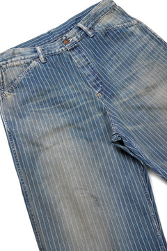 Load image into Gallery viewer, FULLCOUNT Wabash Work Pants / Slab Twill Selvedge (INDIGO BLUE / VINTAGE FADED)