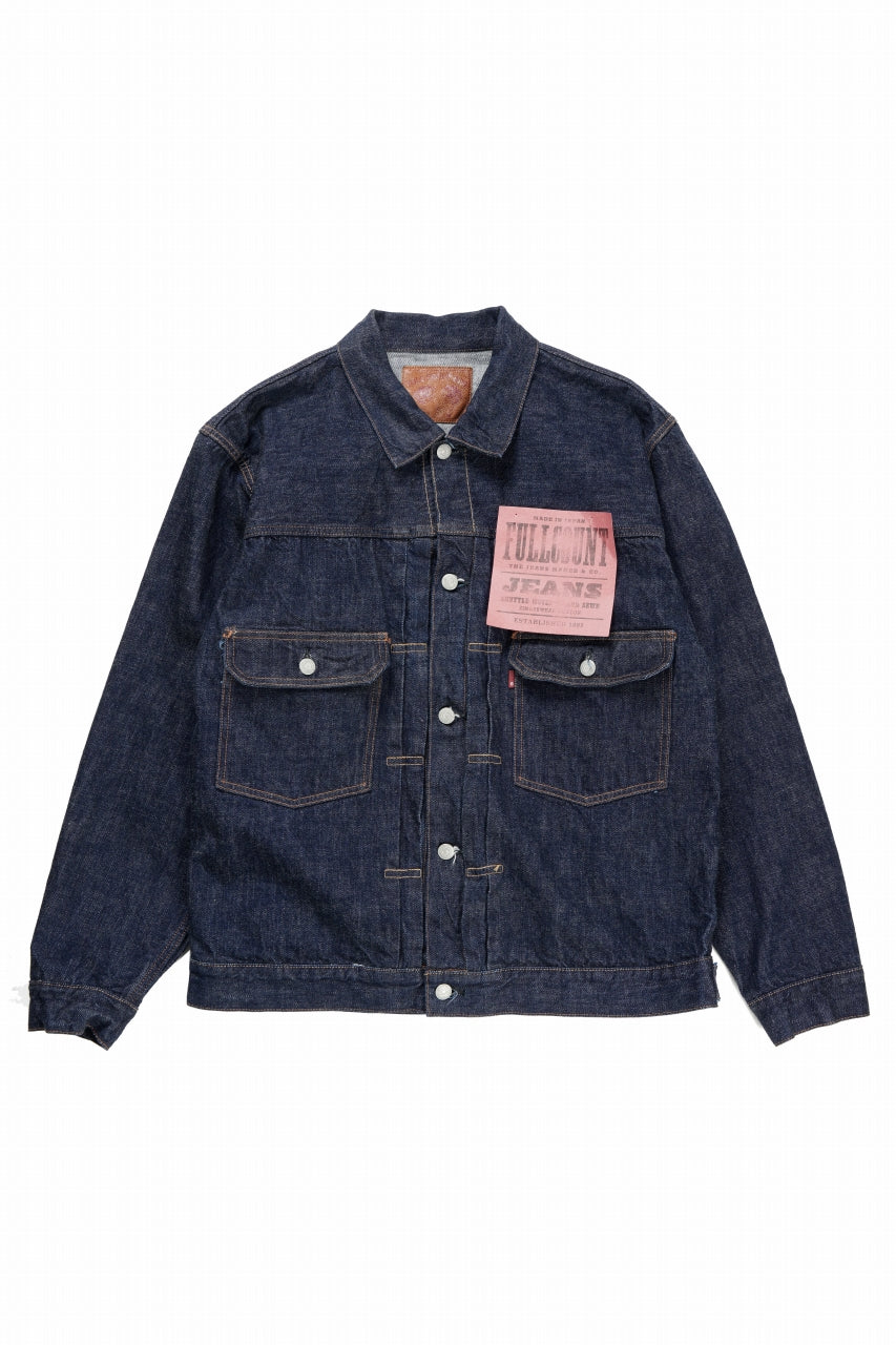 画像をギャラリービューアに読み込む, FULLCOUNT 2102W Type-2 Jean Jacket / 13.7oz Zimbabwe Selvedge Denim (INDIGO BLUE / ONE WASHED)